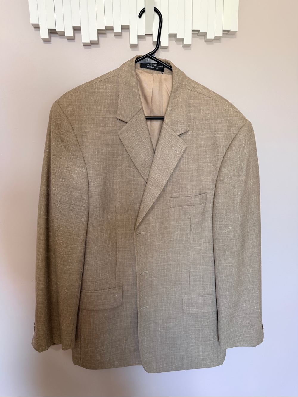 Men's Tan Sport Coat Blazer – Lightweight Tailored Look